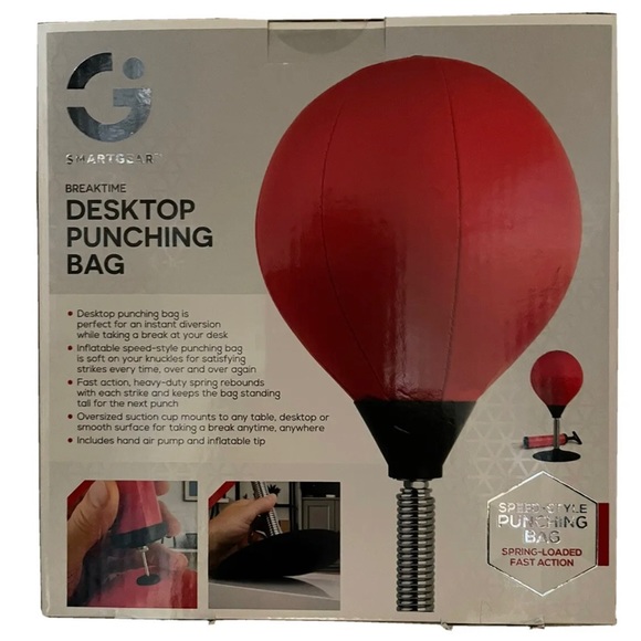 Smart Gear Breaktime Desktop Punching Bag, Stress Relief Speed-Style For Desk - Picture 2 of 2